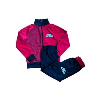 Jordan Kids Matching Jogger Set‎ - Red and Black